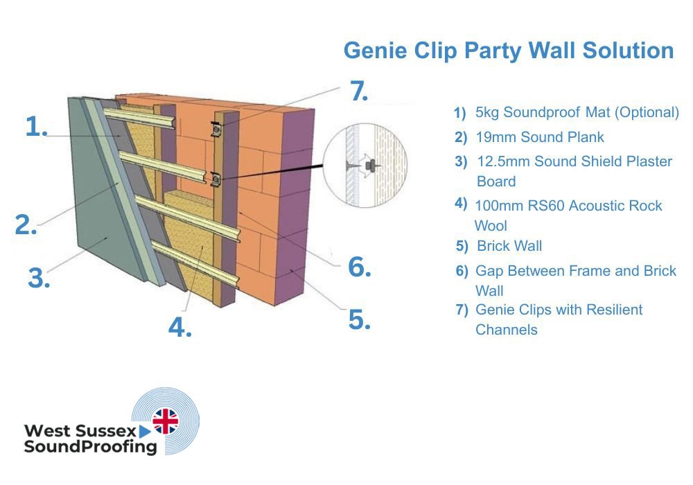 Genie Clip Party Wall Solution